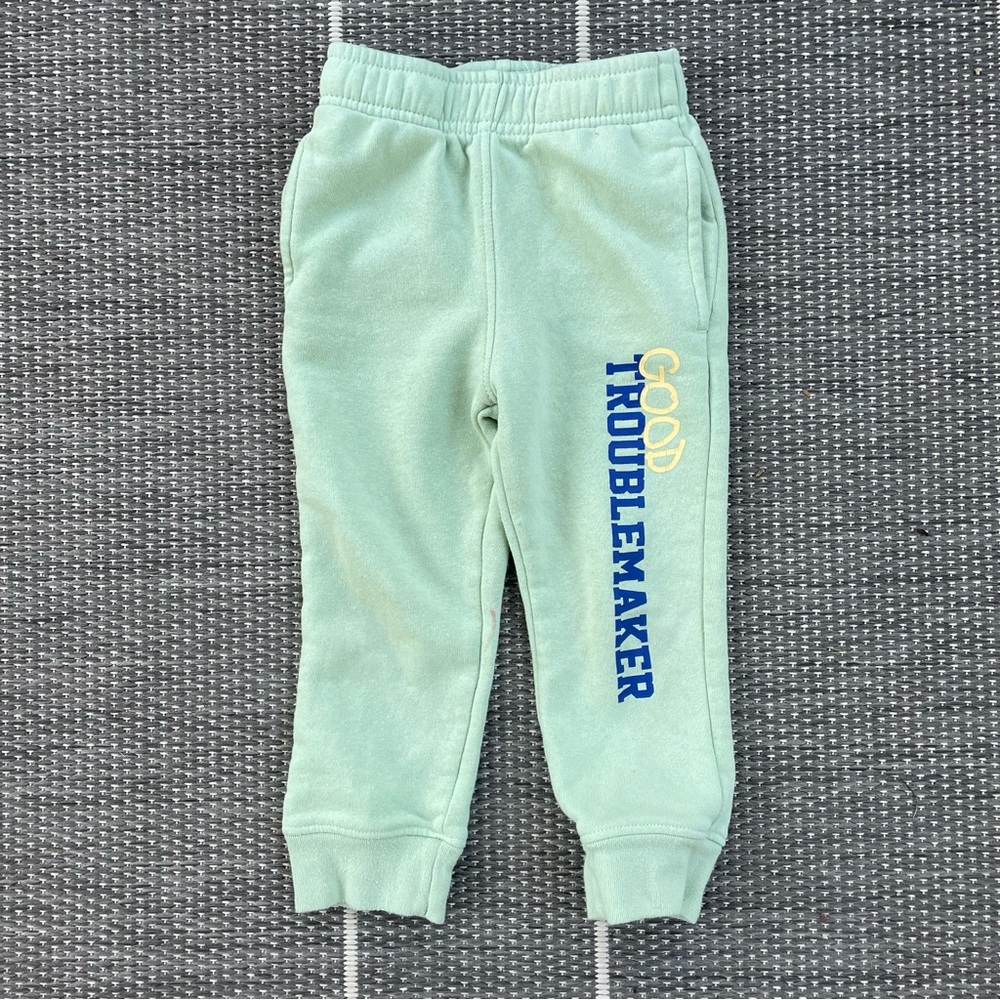 Good Trouble Athletic Jogger Pants - Green 3T